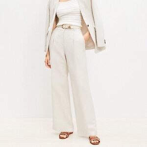 NWT Peyton Trouser Pants In Linen Blend
